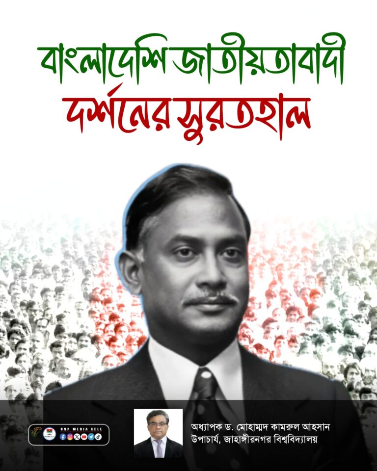 বাংলাদেশি জাতীয়তাবাদী দর্শনের সুরতহাল